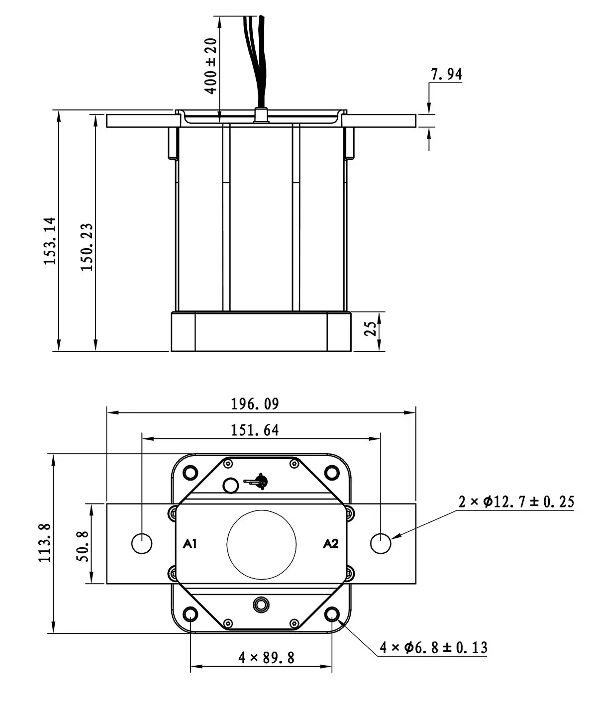 HCA1000 High voltage DC Ceramic Contactor sturcture