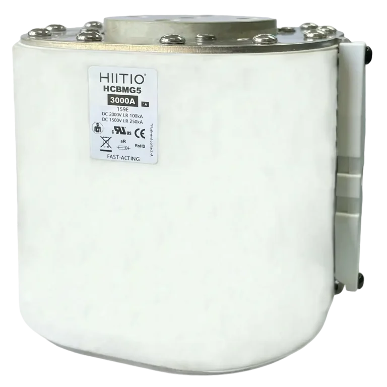 Serie HCBMG5. Fusible de cuerpo cuadrado 1400 3000 A 2000 V CC 2