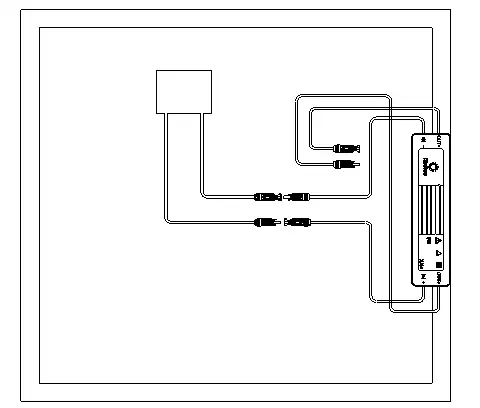 Connection of input and output lines 1