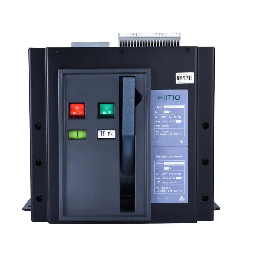 مفاتيح فصل التيار المستمر HCG4 DC1000V1500V1600A 7