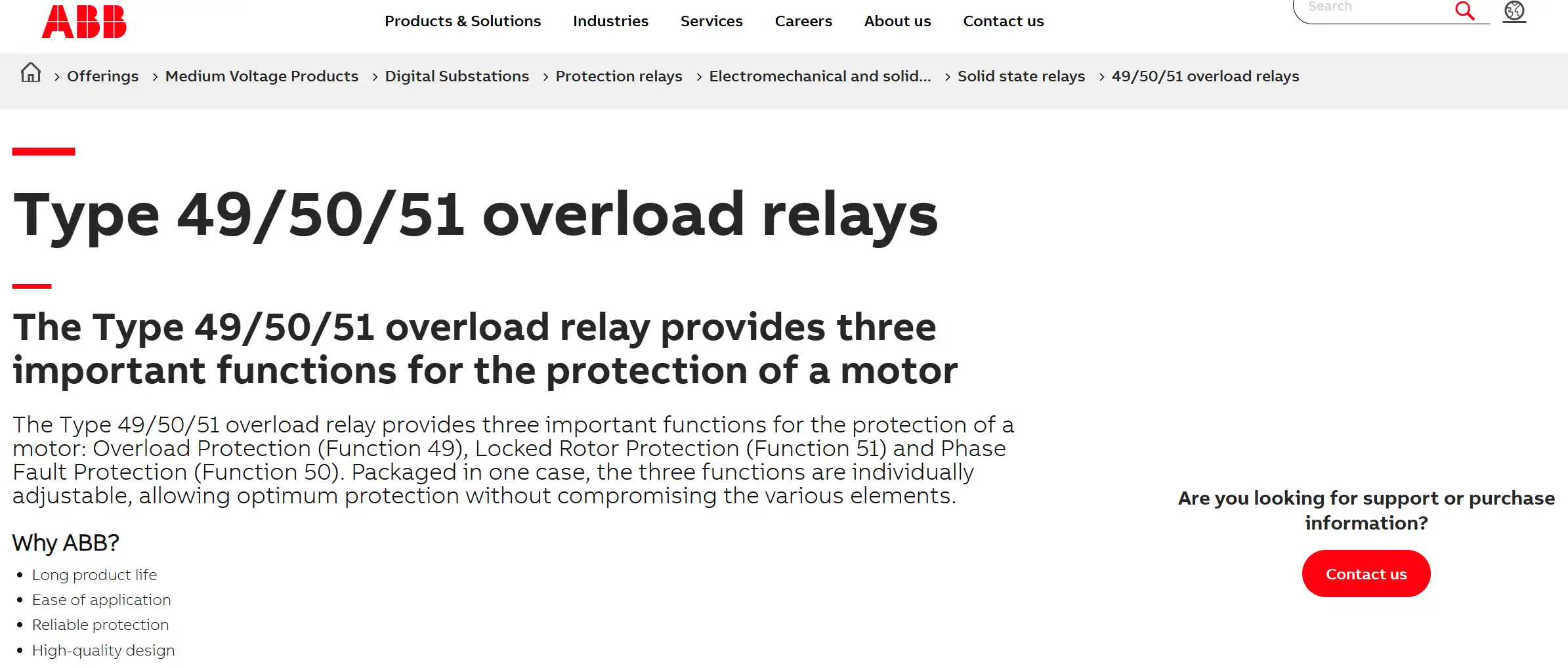 ABB overload relay web 4 ABB overload relay web