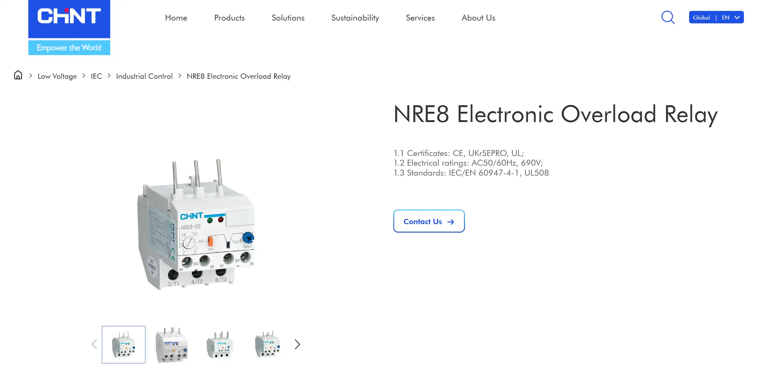 Chint overload relay web 10 Chint overload relay web