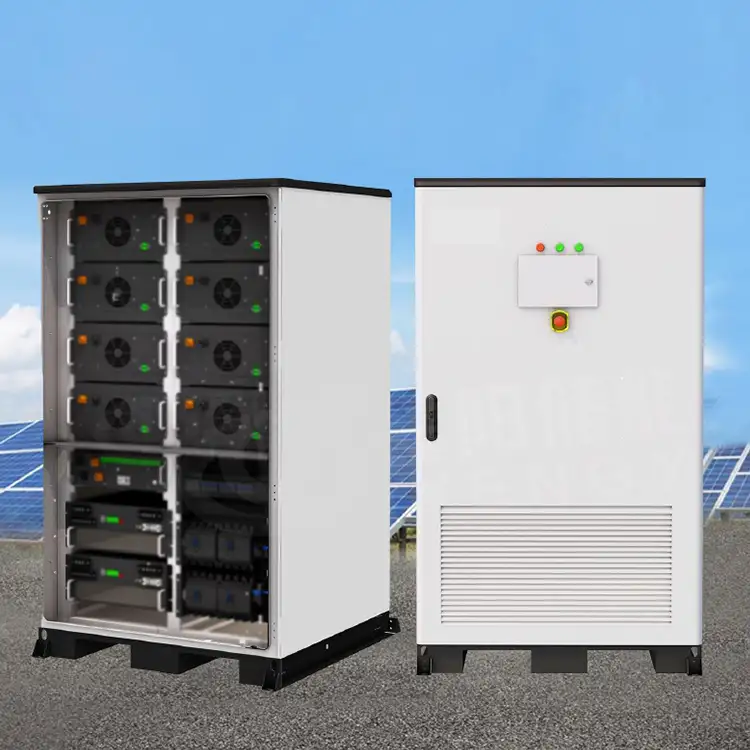 Hybrid ACDC Integrated Cabinet with PVESS and Genset 50KW 100KWh